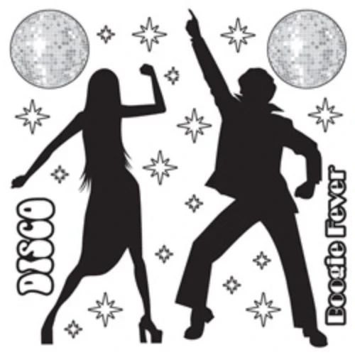 Cutouts Props Disco Props - Pack of 22