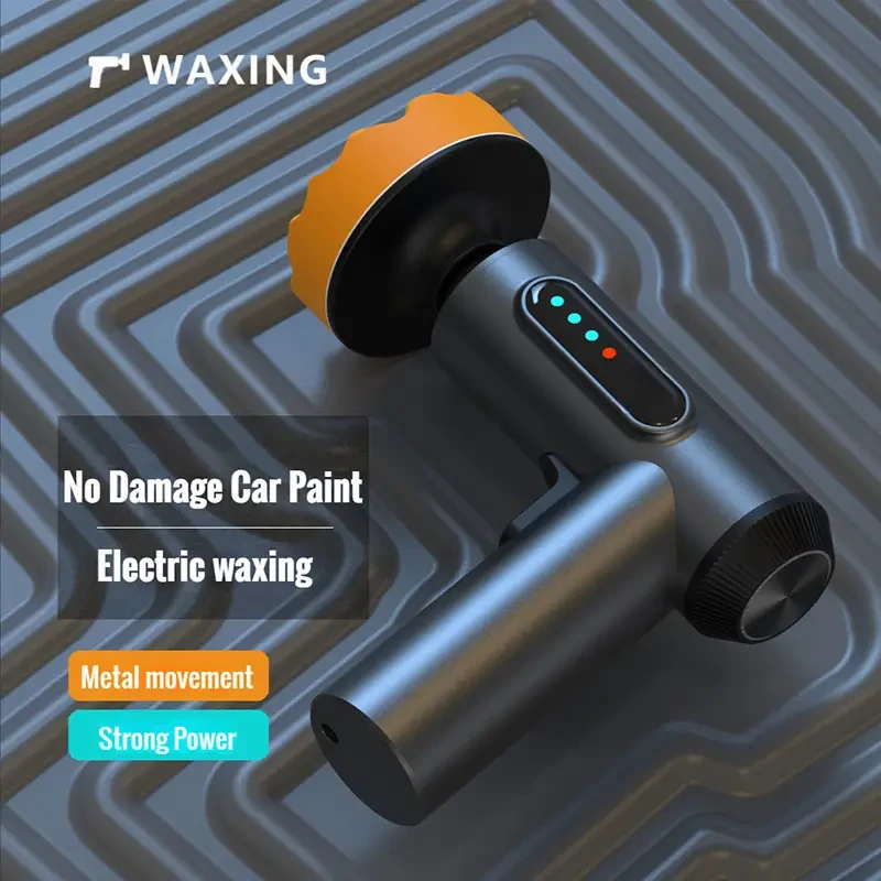 USB Rechargeable High-Speed Electric Car Waxing & Polishing Tool with Digital Display