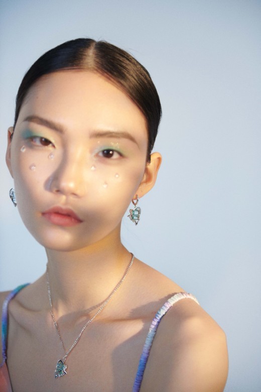Summer New Products Daydream Series Mint Green Silver Earrings Earrings