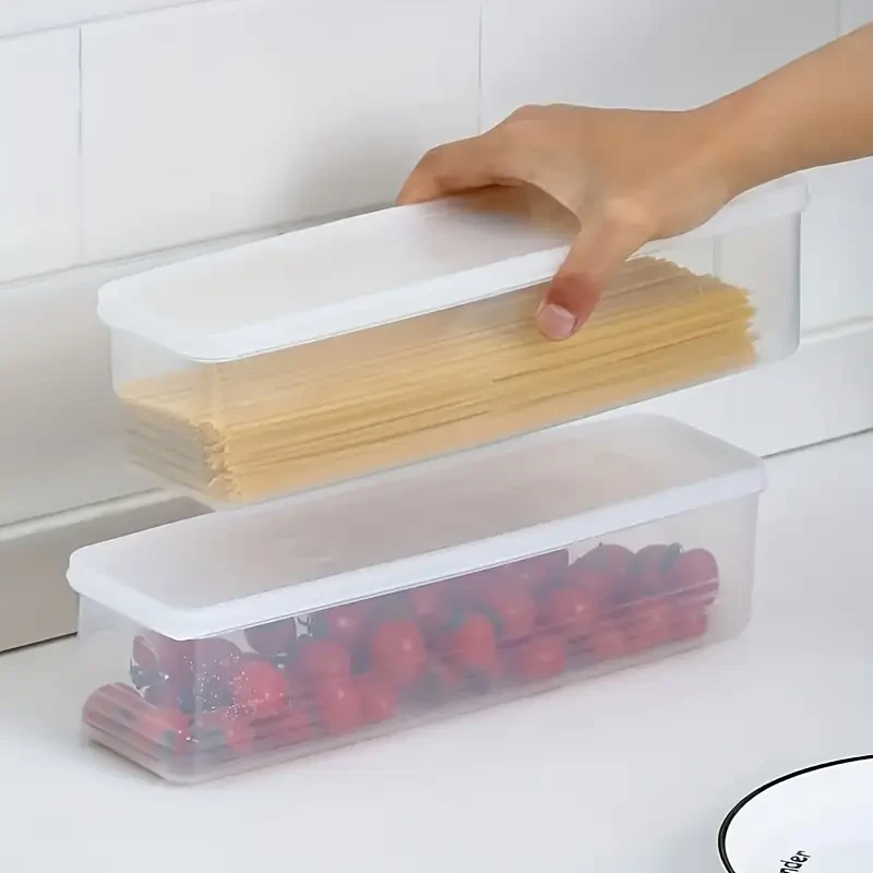 4-Pack Faridabio Rectangular Plastic Food Storage Containers