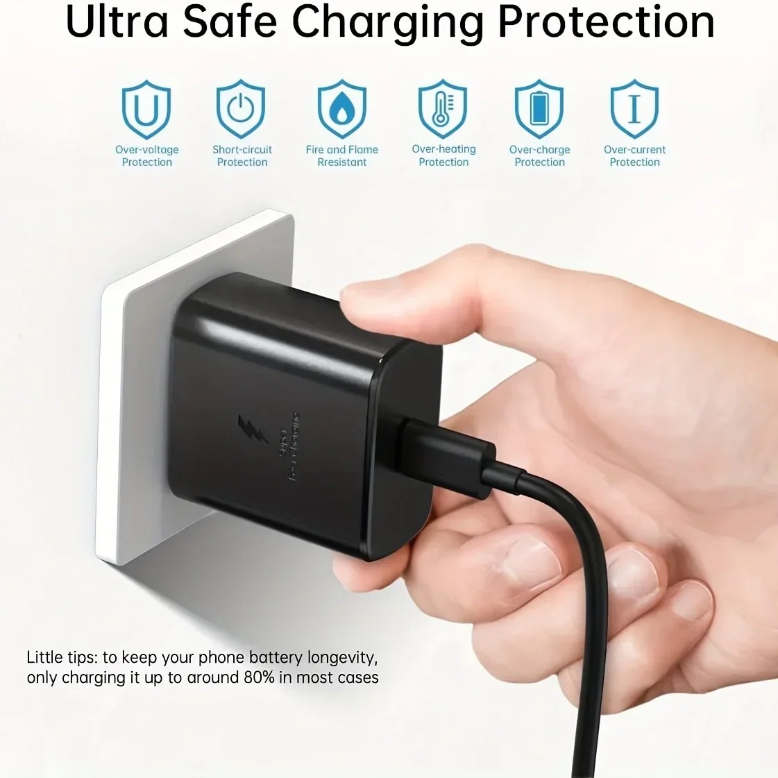 Samsung 45W Ultra Fast Charger with USB-C Cable