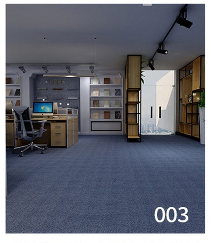 Carpet Tiles Mat Blue