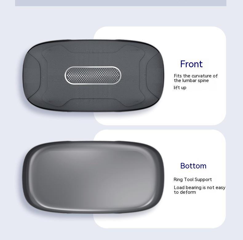 Airbag Traction Instrument Red Light Waist Pillow Hot Compress Automatic Timing Pulse Lumbar Spine Massage Pillow