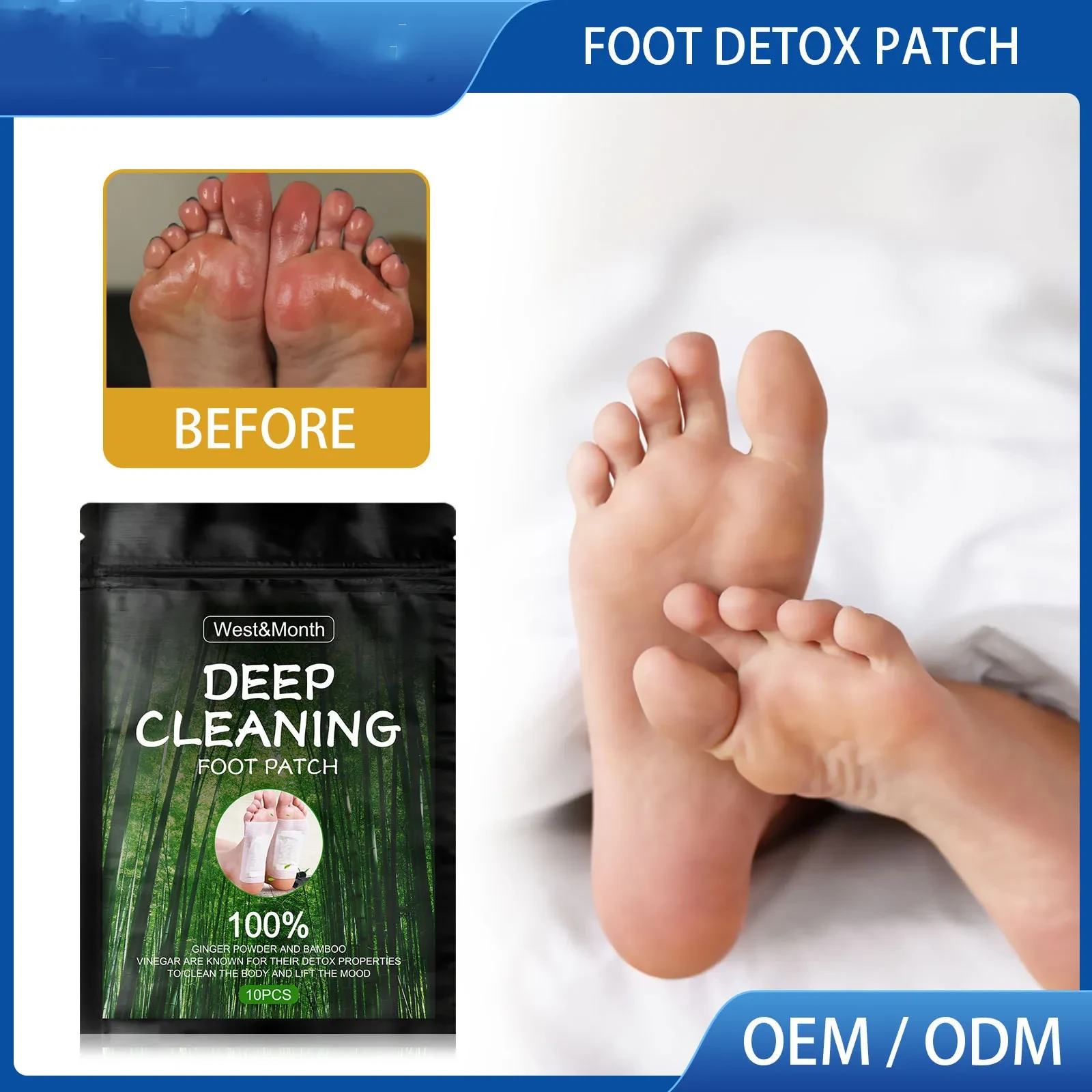 Wormwood Foot Patch Removes Foot Wetness And Helps Sleep Care