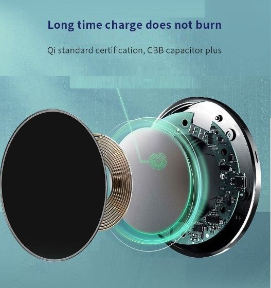 Ultra thin Wireless Charger, 15W Fast Charging.