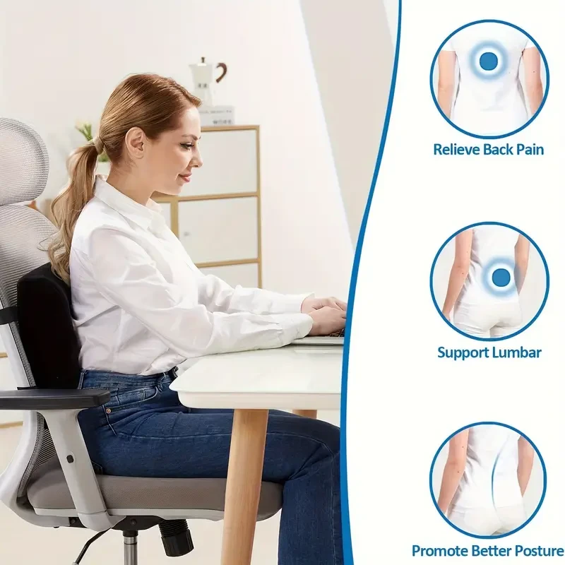 2pcs Office Chair Cushion Set
