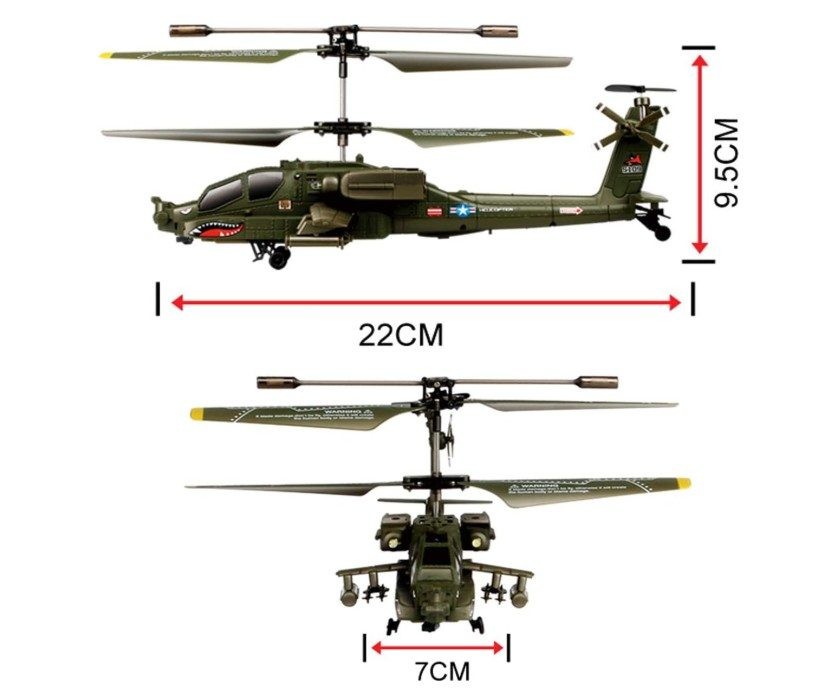 Syma S109G RC Helicopter 3.5 Channel Remote Control Helicopter with Gyro