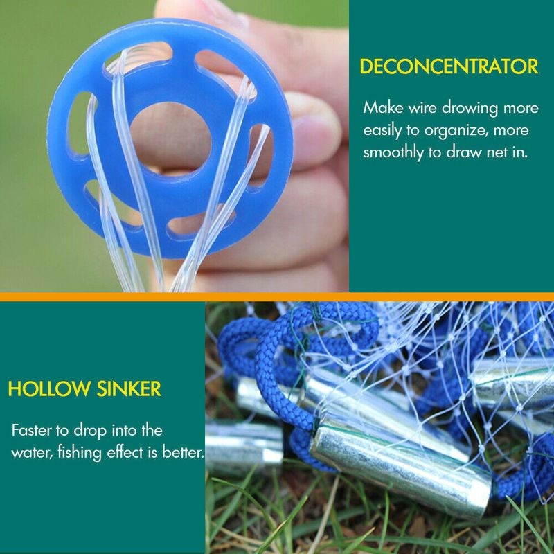 4.8m Fishing Net Cast Nets