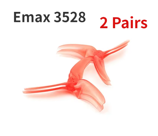 Emax Avan Scimitar 3528 3.5x2.8x3 3.5 Inch 3-Blade Propeller w/ 1.5mm Hole for Babyhawk II HD FPV Racing Drone RC Parts