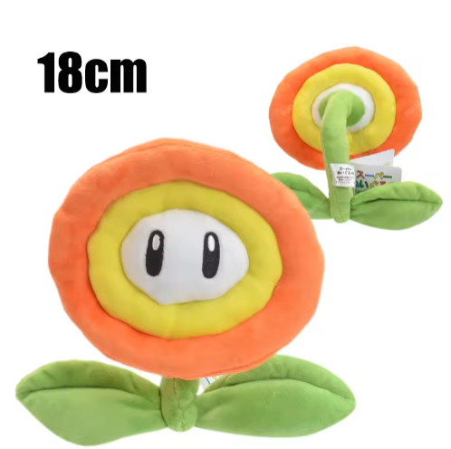 Hot Game Mario Plush Toys Piranha Plants Ice Fire Flower Soft Stuffed Animal Doll Kids Fans Charm Birthday Gifts