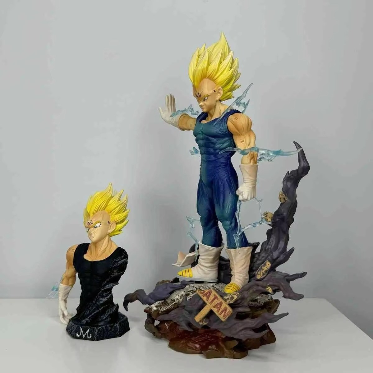 Dragon Ball Z Figure Majin Vegeta Anime Figurine 22cm PVC Action Figures