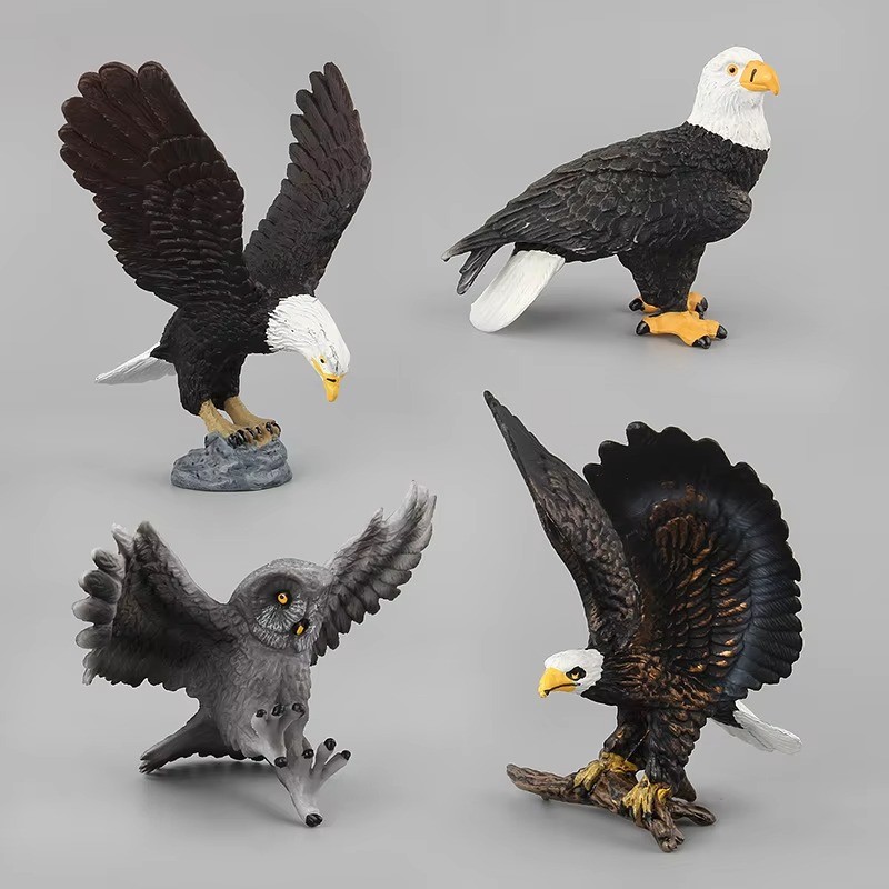 Simulated Animals Model  Creative Design Realistic Birds Action Figures