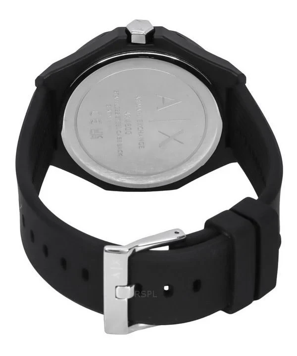 Armani Exchange Silicone Strap White Dial Quartz AX4600 Men's Watch