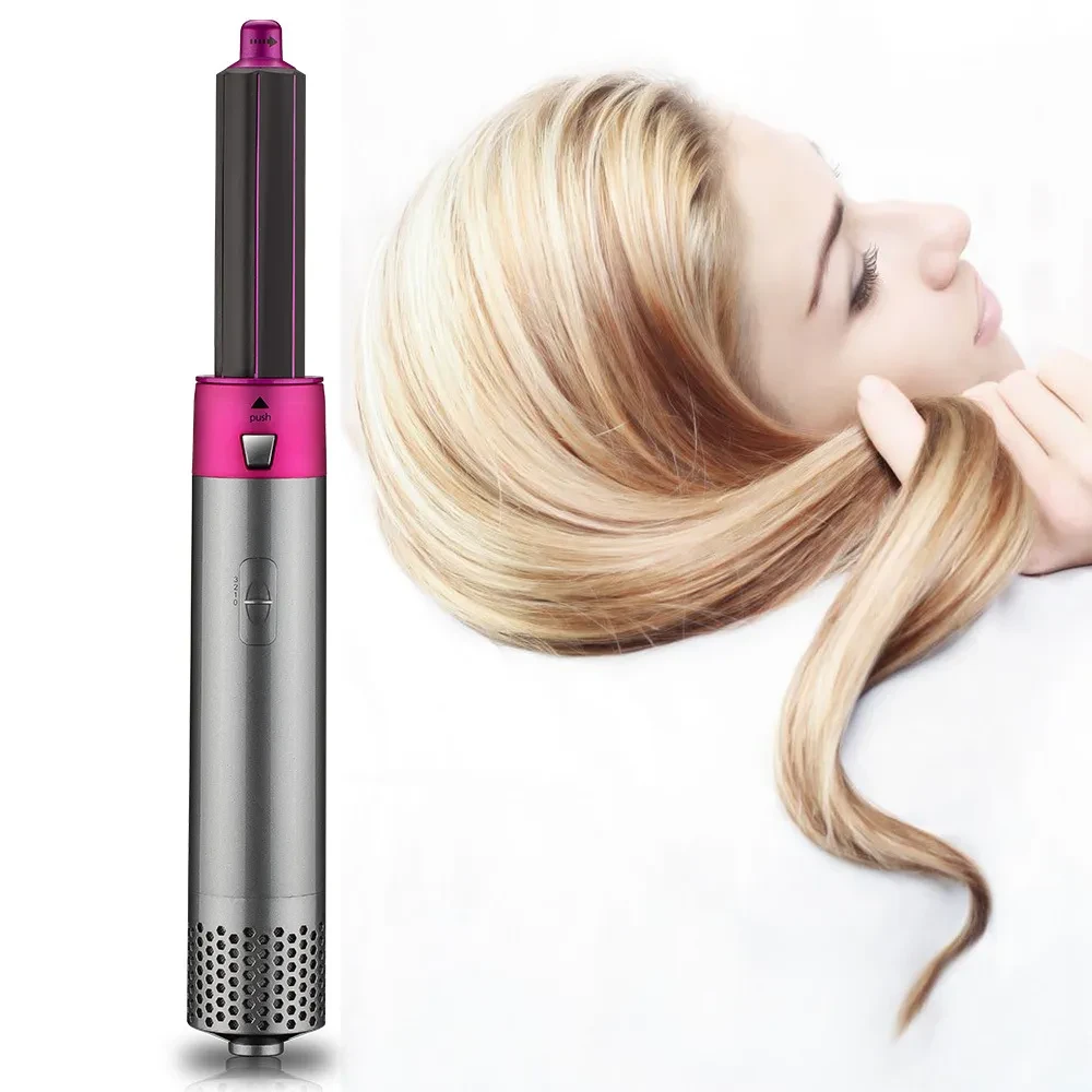 Professional 5 In 1 Hair Dryer Brush Dryer And Straightening Brush Electric Hair Styling Tool Automatic Hair Curler Beauty Supplies Gadgets