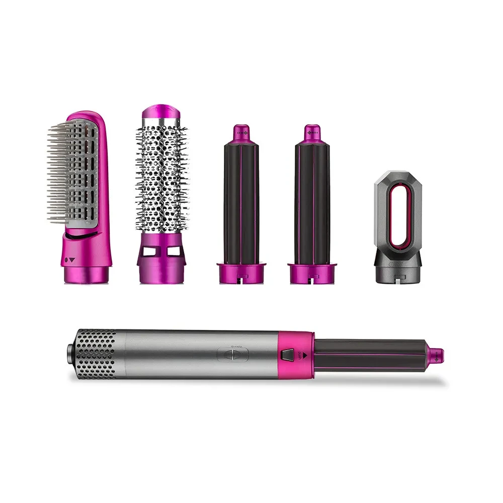 Professional 5 In 1 Hair Dryer Brush Dryer And Straightening Brush Electric Hair Styling Tool Automatic Hair Curler Beauty Supplies Gadgets