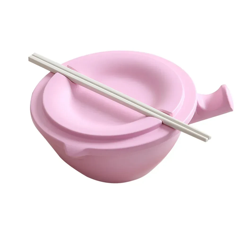 instant noodle bowl with lid