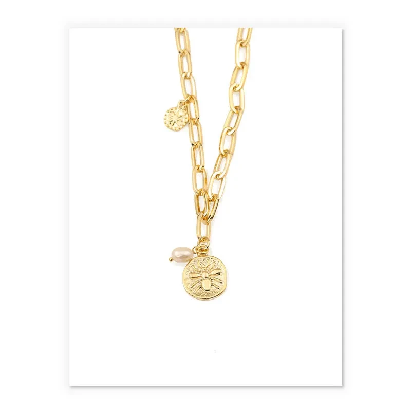 Star coin pendant necklace