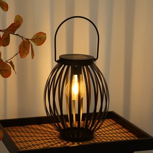 Solar Iron Lamp Outdoor Yard Lamp Garden Lawn Lamp