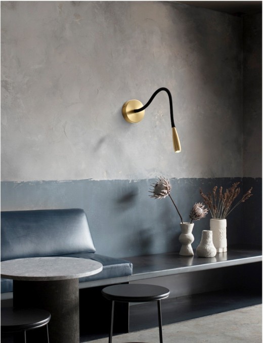 Hose Wall Lamp Bedside LED Copper Lamp