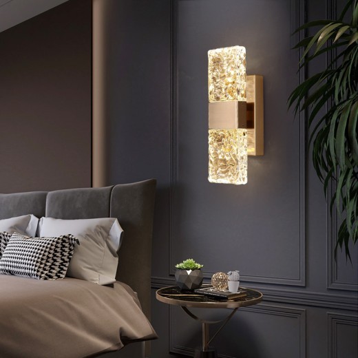 Stainless Steel Wall Lamp New TV Wall Lamp Bedside Lamp Mysterious