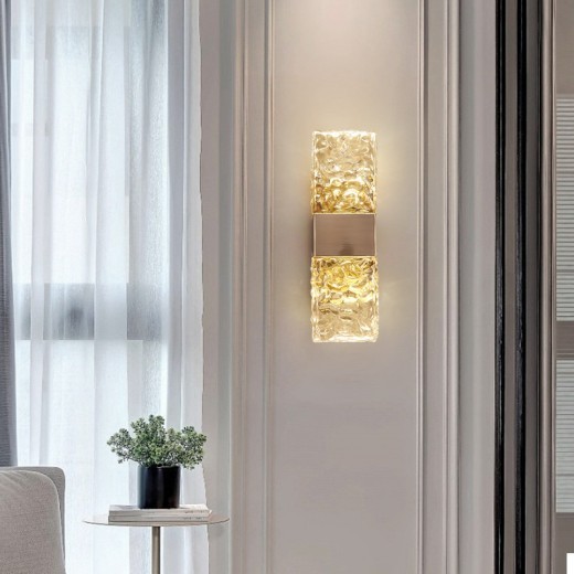 Stainless Steel Wall Lamp New TV Wall Lamp Bedside Lamp Mysterious