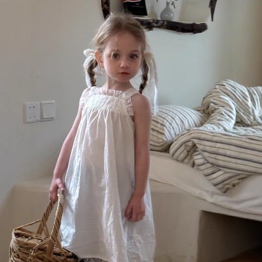 Ballet Style Holiday Girl Lace Sling Dress
