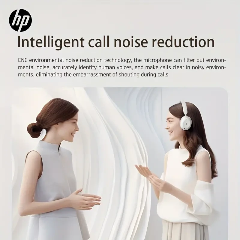HP Wireless Over-Ear Headphones - Active Noise Cancelling