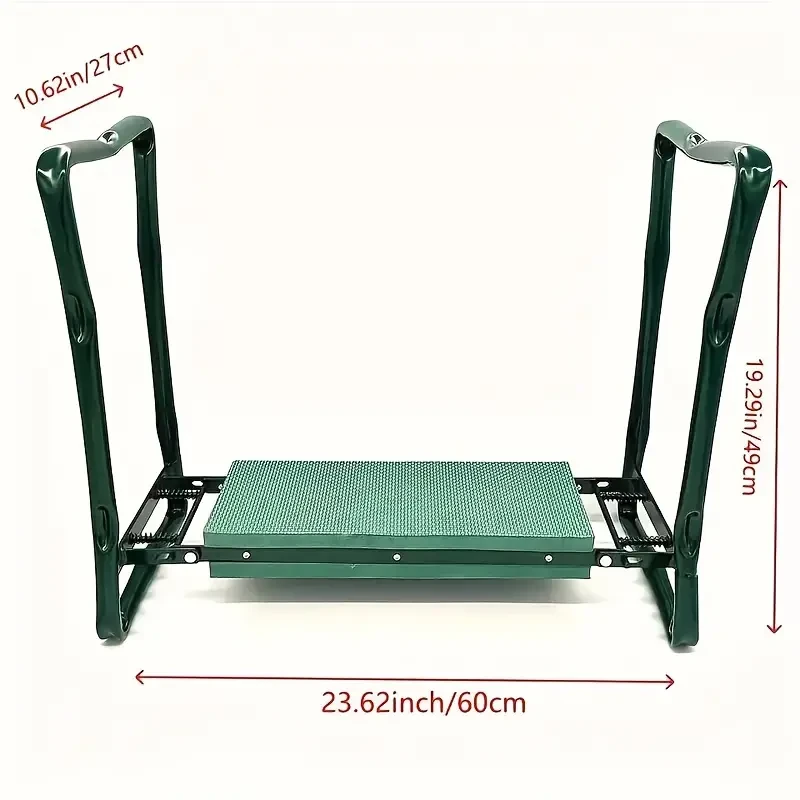 2-in-1 Foldable Garden Kneeler and Seat Bench - Portable Garden Stool for Yard, Lawn, and Pruning
