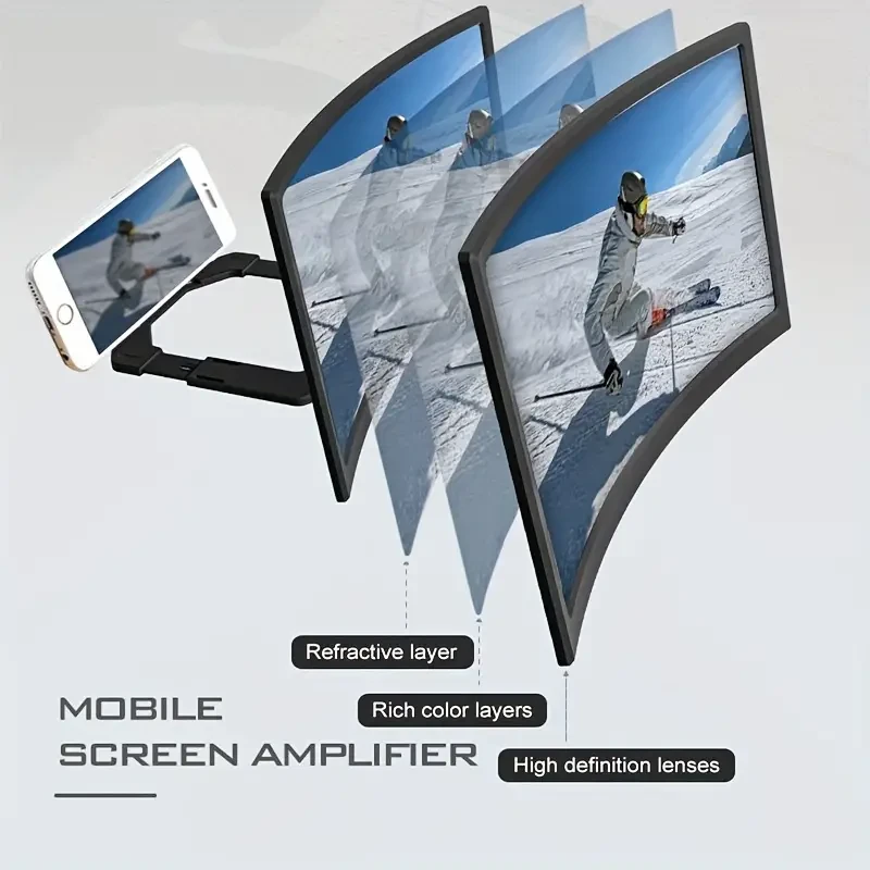3D Mobile Screen Magnifier HD Eye Protection