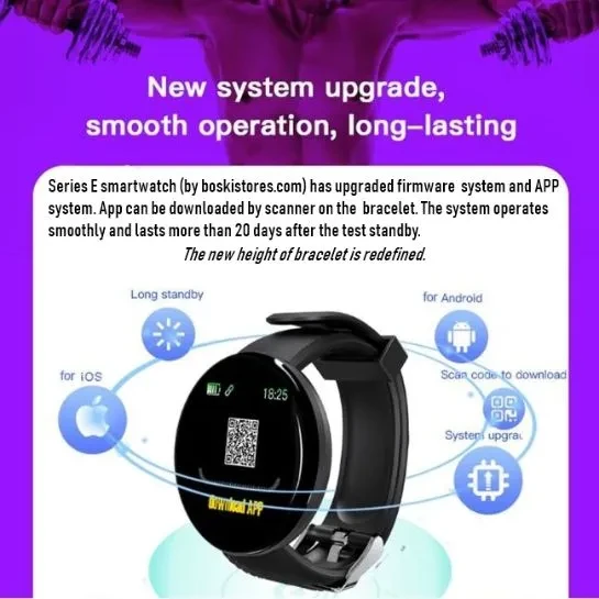 Series E Smart Watch (Black)