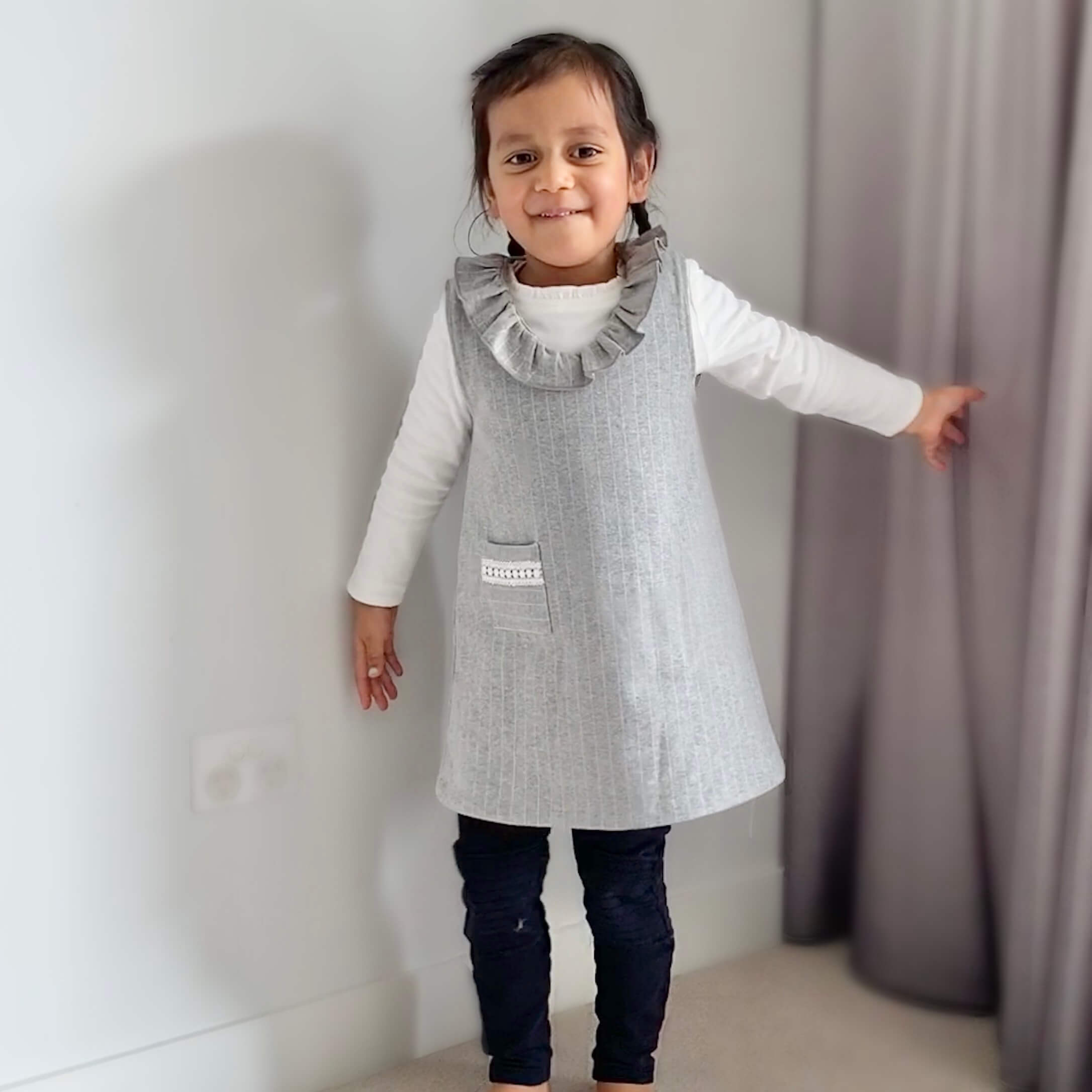 Dress Grey Pinstripe | 9m - 4y