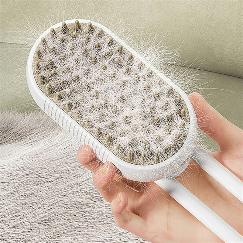 Steam Brush for Cats & Dogs