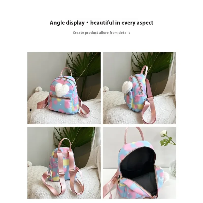 Simple Casual Simple Candy Color Texture Hand-carrying Backpack