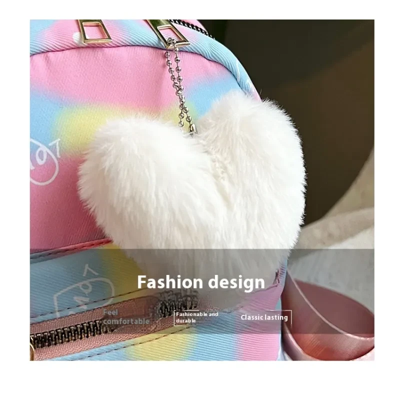 Simple Casual Simple Candy Color Texture Hand-carrying Backpack