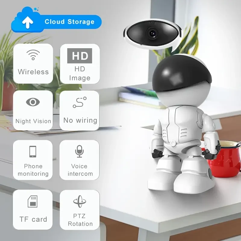 PODOFO 1080P HD Wireless Baby Monitor WiFi IP Camera with Motion Detection & Two-Way Audio