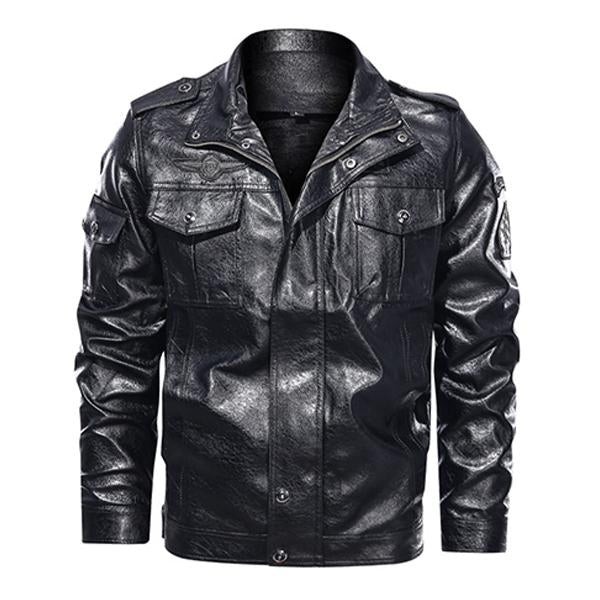 Men's Casual Leather Jacket