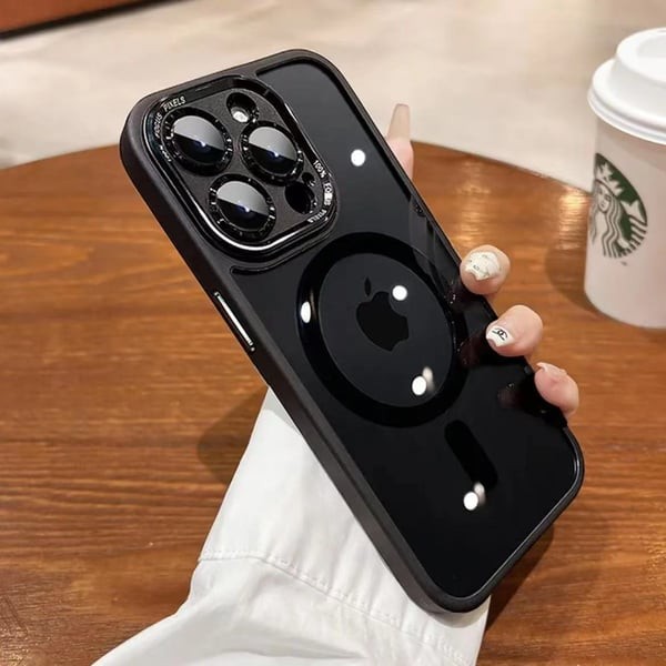 Luxury iPhone Case Shockproof Metal Lens Magnetic