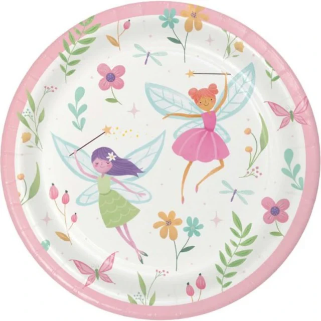 Fairy Forest 7in/17cm Plate - Pack of 8