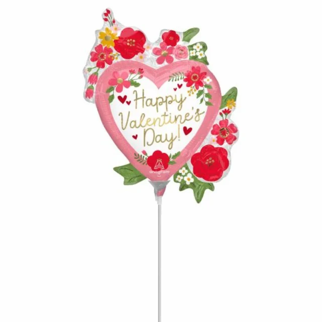 Mini Shape Happy Valentine's Day Floral