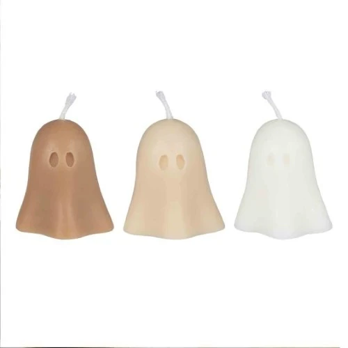 Pumpkin Spice Ghost Candles