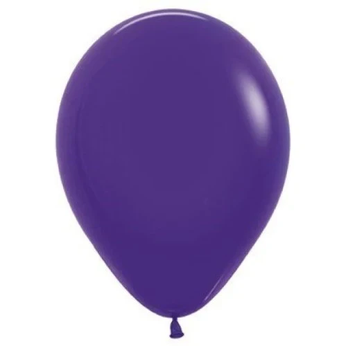 Sempertex 30cm Fashion Purple Violet Latex Balloons - Pack of 50