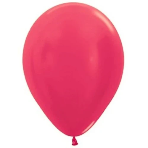 Sempertex 30cm Satin Pearl Fuchsia Latex Balloons - Pack of 50