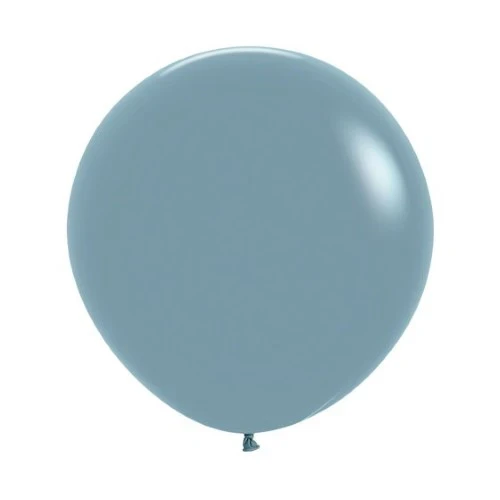 Sempertex 60cm Pastel Dusk Blue Latex Balloons - Pack of 10