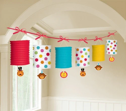 Lantern Garland - Fisher Price 1st Birthday Circus