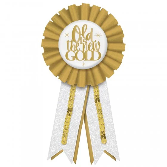 Over The Hill Golden Age Award Ribbon