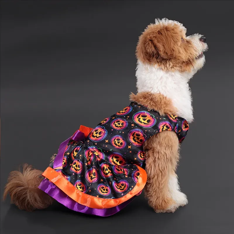 Dog Clothes Halloween Cute Double-layer Pet Skirt