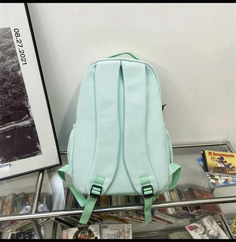 Simple Backpacks School Bags Student Girls Nylon Bag Women