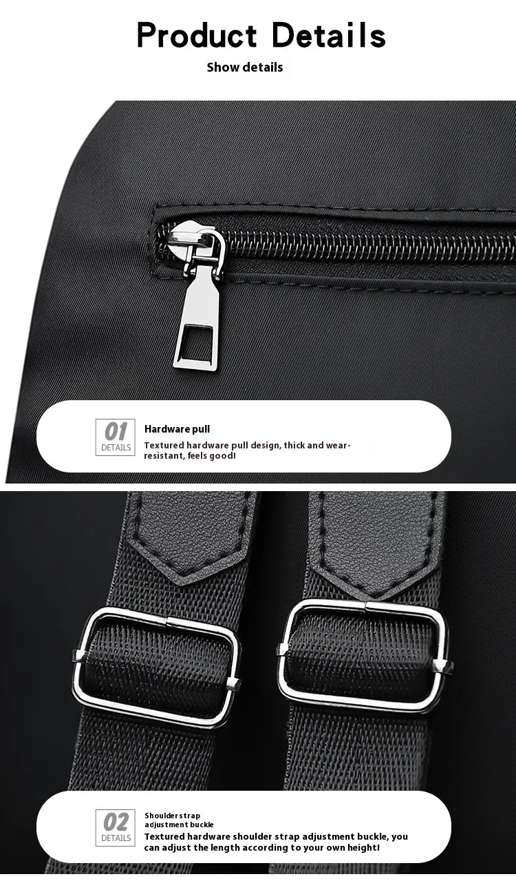 Large Capacity Travel Women's Casual Oxford Cloth Backpack