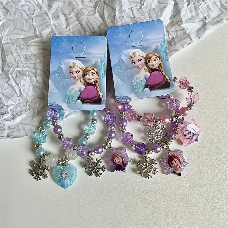 Frozen Princess Anna & Queen Elsa Charm Bracelet