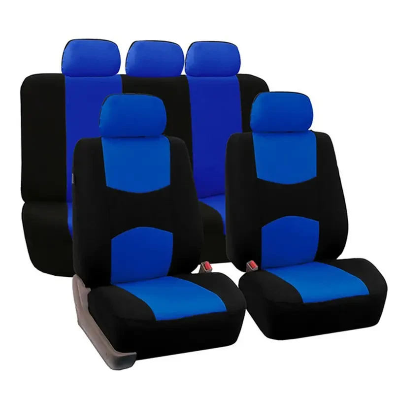 5-Seat Universal Car Seat Covers - Premium Waterproof Polyester Protector for Cars, Trucks, SUVs